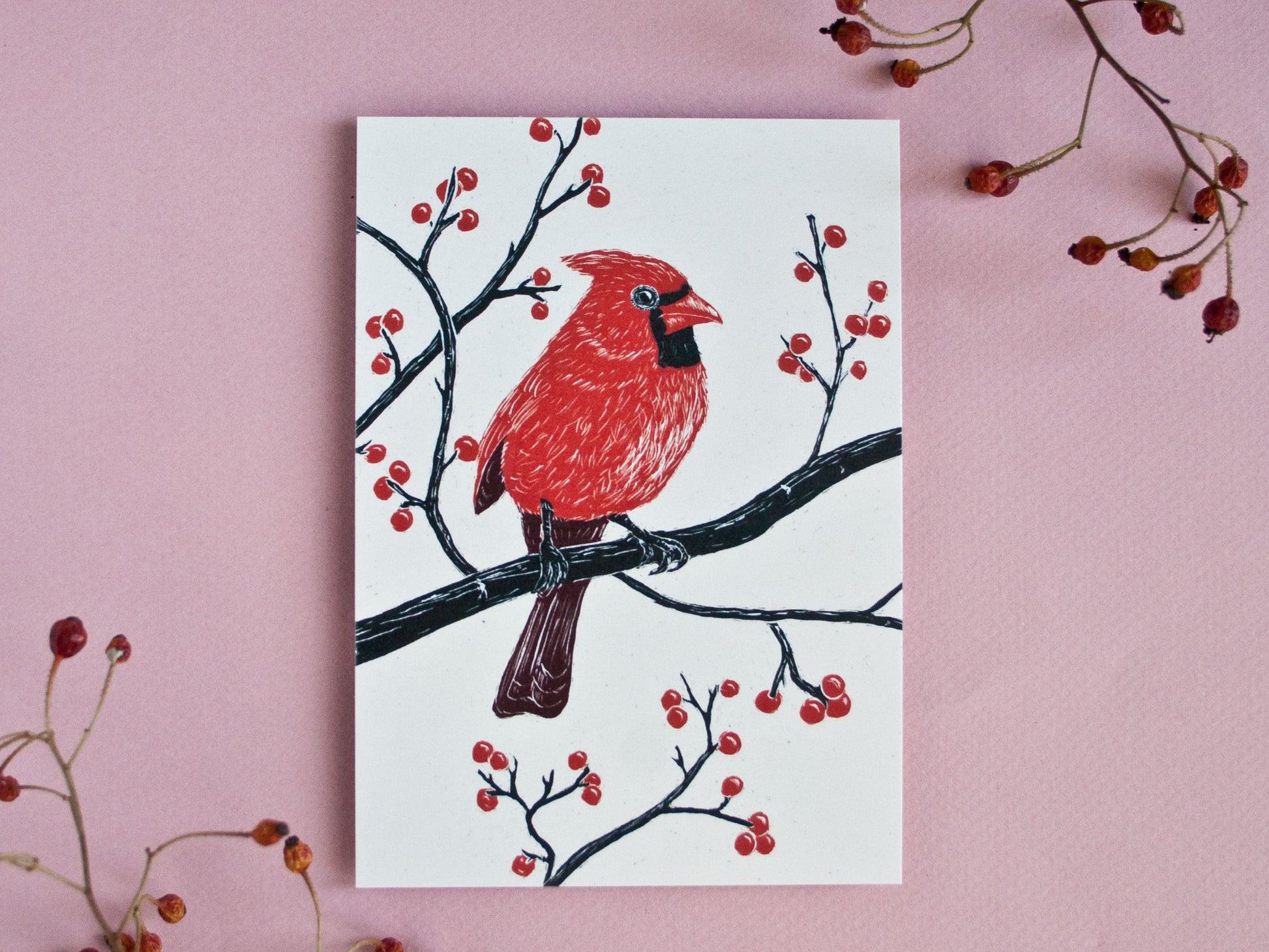 Postkarte A6 Kardinal