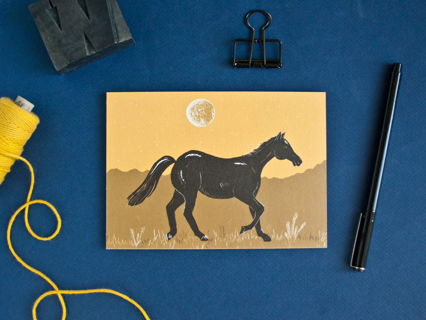 Postkarte Pferd A6