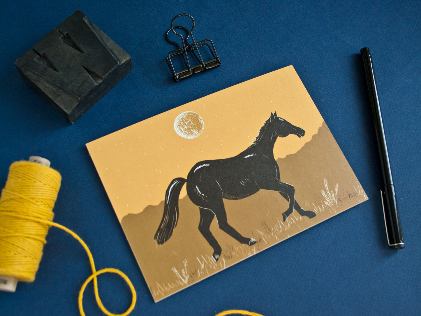 Postkarte Pferd A6