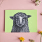 Postkarte Schaf im A6 Format