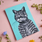 Postkarte Katze im A6 Format