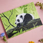 Postkarte Panda im A6 Format