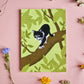 Postkarte Katze im Baum, A6