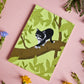 Postkarte Katze im Baum, A6