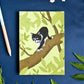 Postkarte Katze im Baum, A6