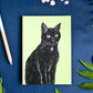 Postkarte Katze, A6