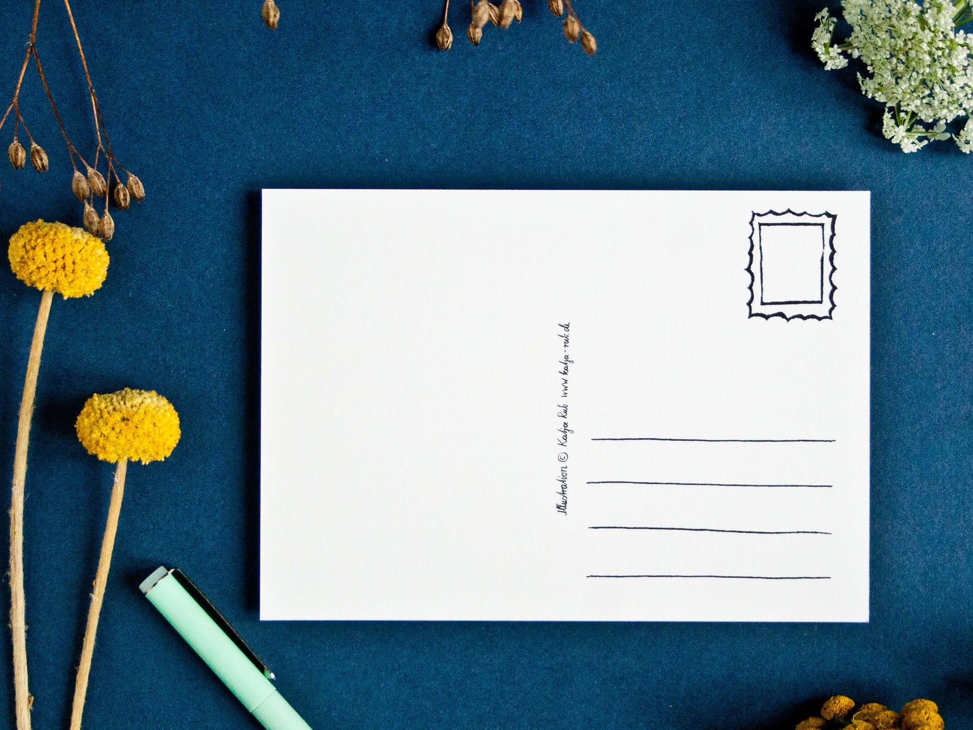 Rückseite Postkarte