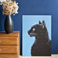 Poster A4 Katze im Profil