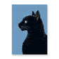 Poster A4 Katze im Profil