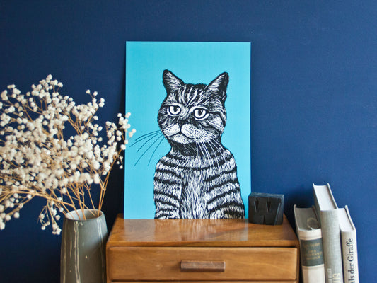 A4 Poster Katze