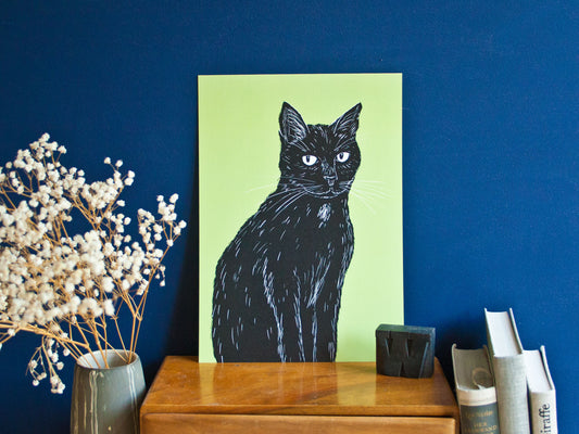 Poster Katze im A4 Format