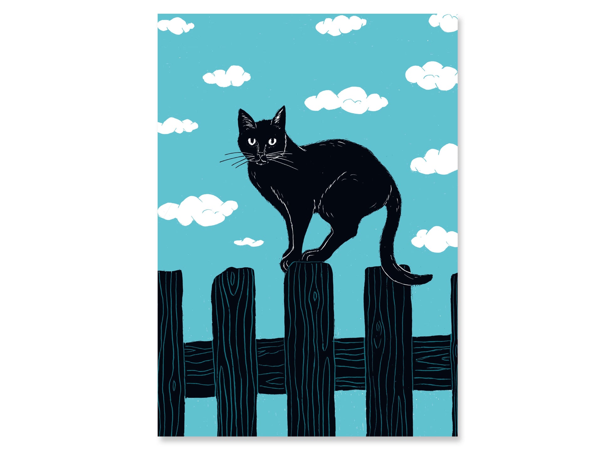 Poster Katze im A4 Format
