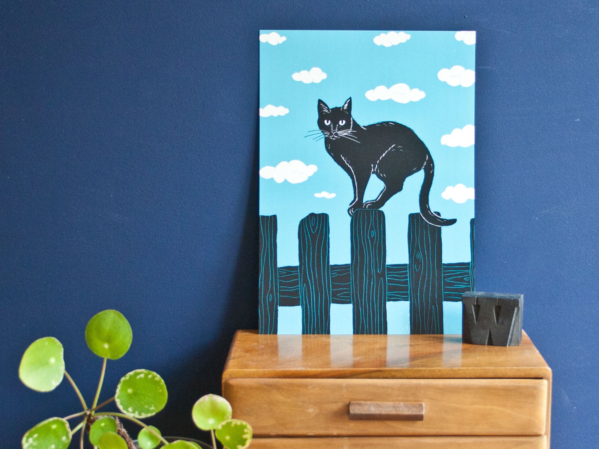 Poster Katze im A4 Format
