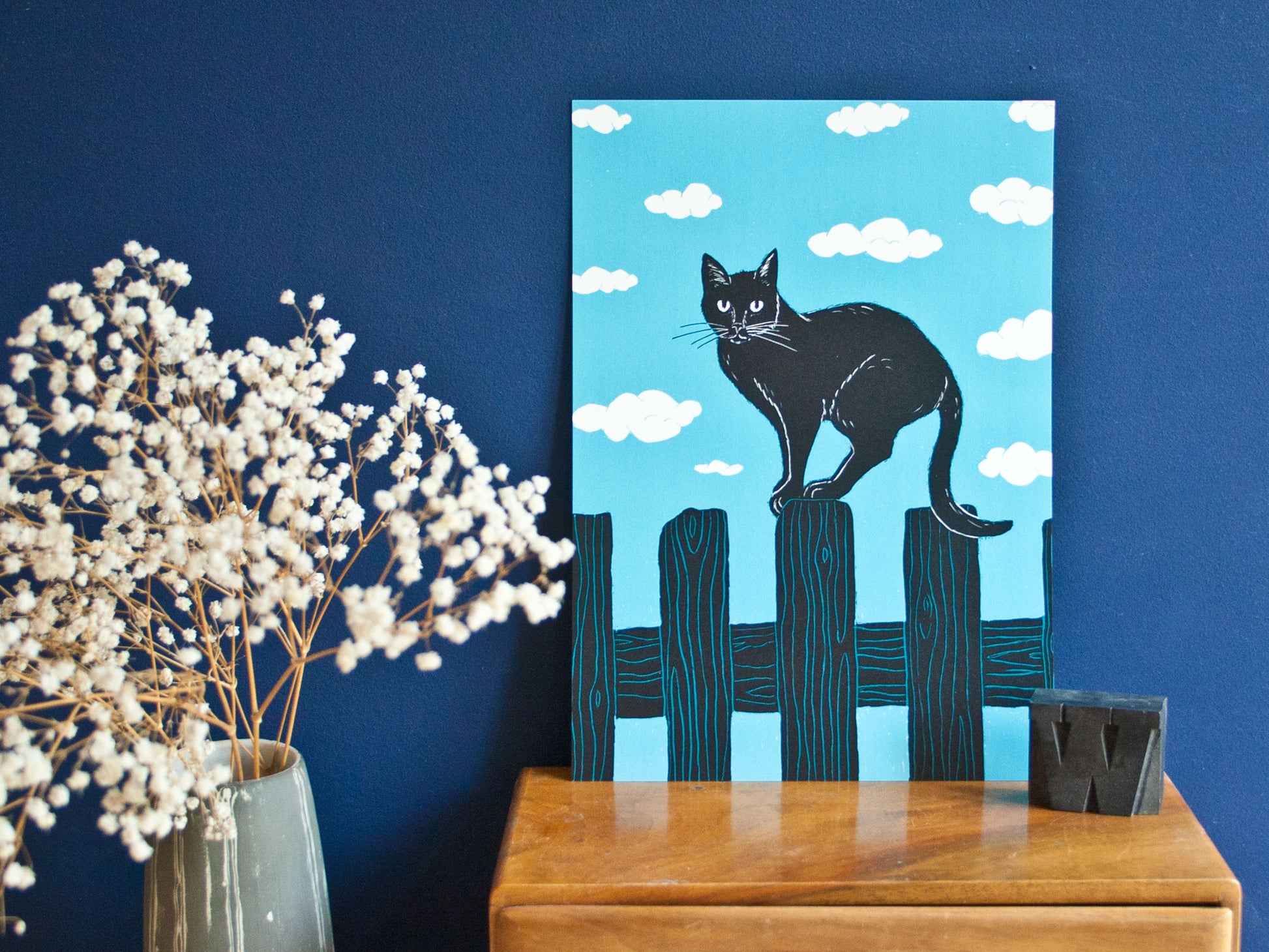 Poster Katze im A4 Format