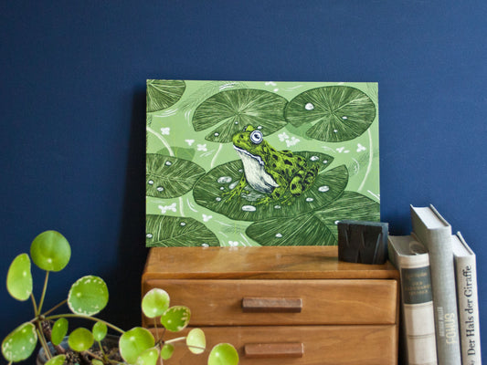 A4 Poster Frosch