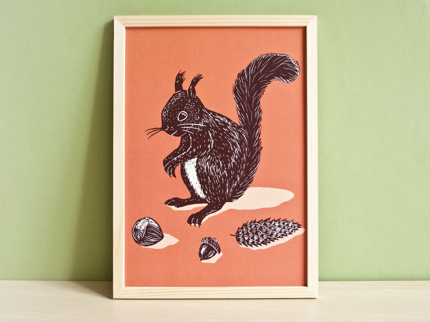 Poster A4 Eichhörnchen
