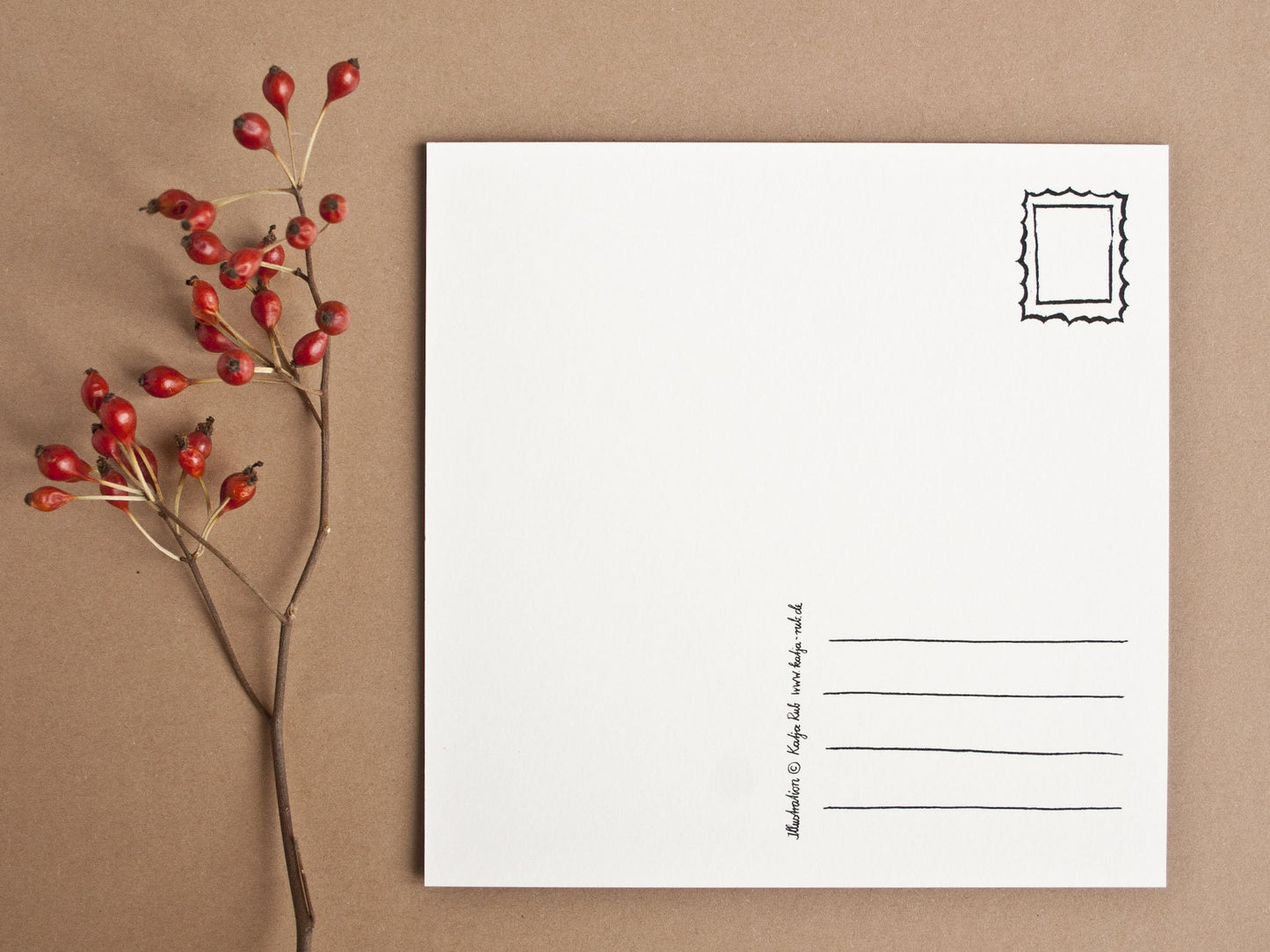 Postkarte Rückseite