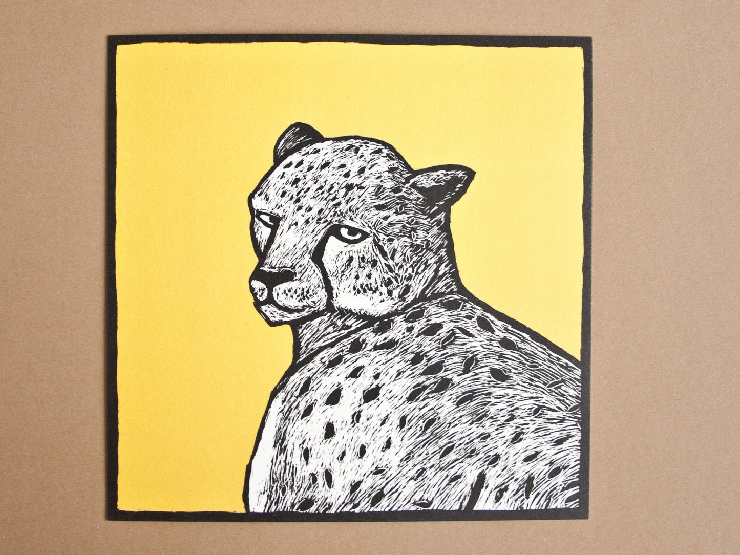 Gepard Postkarte