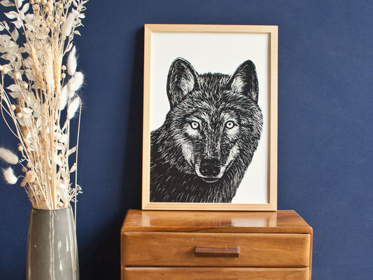 Poster A4 Wolf