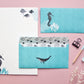Briefpapier Set Seepferdchen